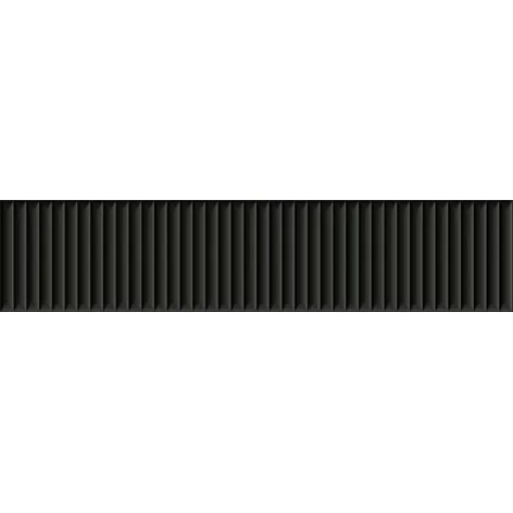 5904584187155 Sklep Płytki PARADYŻ Duo Tonne Black Płytka Ścienna Cegiełka Struktura A Mat. 6,5x29,8 SS--065X298-1-DUTO.BKA