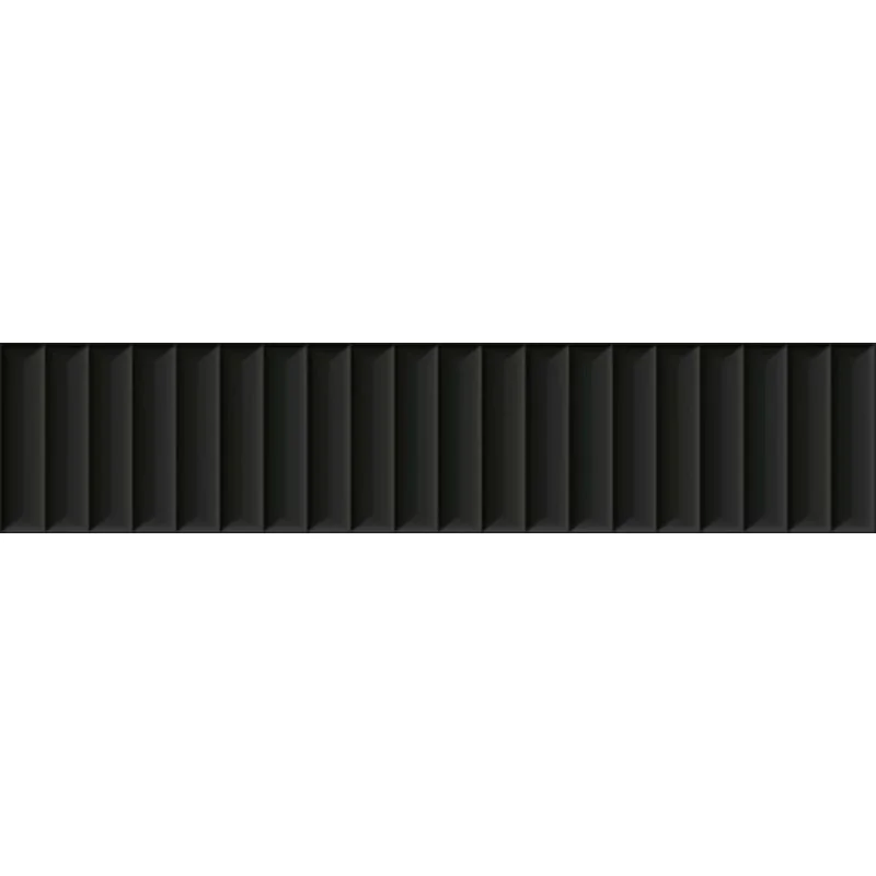 5904584187179 Sklep Płytki PARADYŻ Duo Tonne Black Płytka Ścienna Cegiełka Struktura B Mat. 6,5x29,8 SS--065X298-1-DUTO.BKB