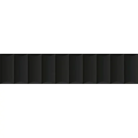 5904584187216 Sklep płytki PARADYŻ Duo Tonne Black Płytka Ścienna Cegiełka Struktura D Mat. 6,5x29,8 SS--065X298-1-DUTO.BKD