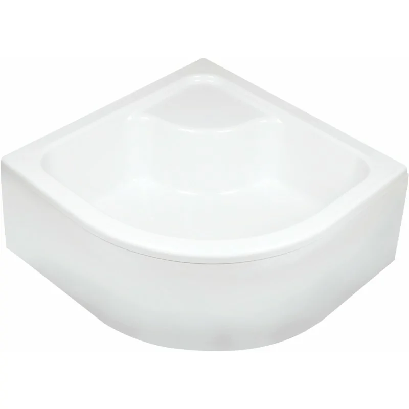 Sklep Ceramika Łazienkowa DEANTE Deep Brodzik Akrylowy Półokrągły 90x90 cm Głęboki Biały KTD_041B 5908212008089