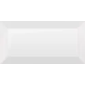 4823057146875 Płytki Cegiełki Biała Cegiełka błyszcząca GOLDEN TILE Metrotiles White Płytka Ścienna Cegiełka Połysk 10x20