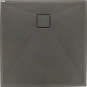 Sklep Ceramika Łazienkowa DEANTE Correo Brodzik Granitowy Kwadratowy 90x90 cm Antracyt Metalik KQR_T41B 5908212099094