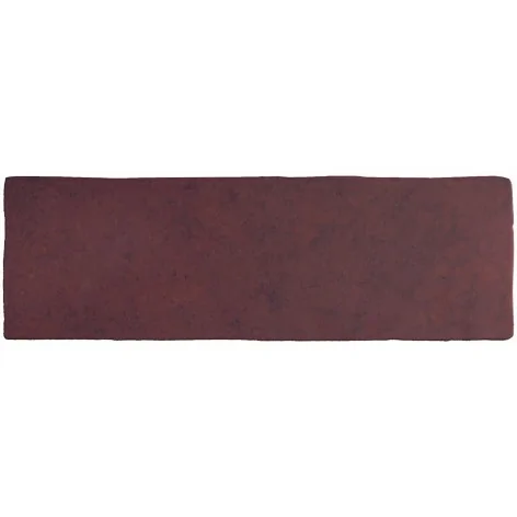 8435404943141 Sklep Płytki Hiszpańskie EQUIPE Magma Burgundy EQ 24967 Płytka Ścienna Cegiełka Mat. 6,5x20 Kafelki 10x20