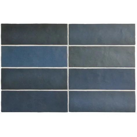 8435404943196 Sklep Płytki Hiszpańskie EQUIPE Magma Sea Blue EQ 24964 Płytka Ścienna Cegiełka Mat. 6,5x20 kafelki 10x20