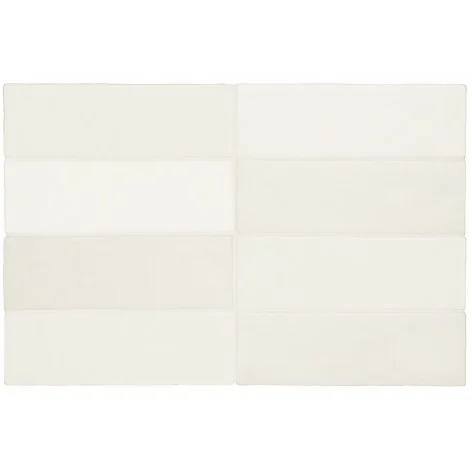 8435404943011 Sklep Płytki Hiszpańskie Kafelki EQUIPE Magma White EQ 24958 Płytka Ścienna Cegiełka Mat. 6,5x20 10x20