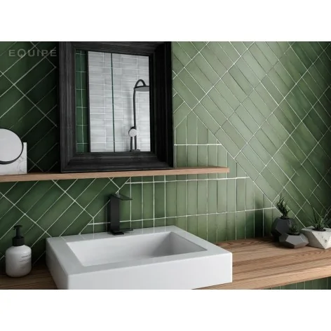 8435404934866 Sklep Płytki Kafelki Hiszpańskie EQUIPE Magma Malachite EQ 24975 Płytka Ścienna Cegiełka Mat. 13,2x13,2 10x10