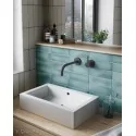 8435404934873 Sklep Płytki Hiszpańskie kafelki EQUIPE Magma Aquamarina EQ 24976 Płytka Ścienna Cegiełka Mat. 13,2x13,2 10x10