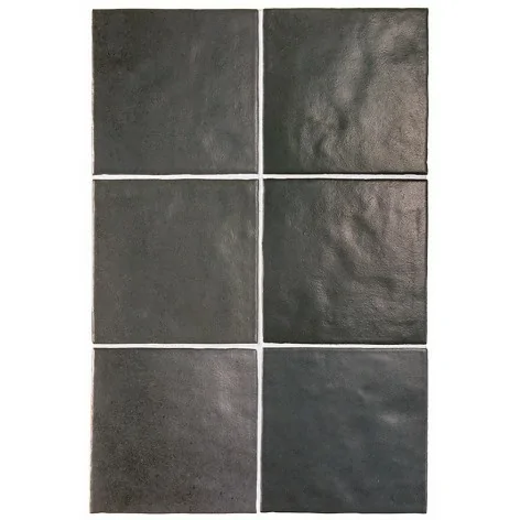 8435404934835 Sklep Płytki Hiszpańskie Kafelki EQUIPE Magma Black Coal EQ 24972 Płytka Ścienna Cegiełka Mat. 13,2x13,2 10x10