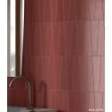 Sklep Płytki EQUIPE Bamboo Granada EQ 32452 Płytka Ścienna Cegiełka Trapezowa Mat. 5,6x22,4 Hiszpańskie kafelki Bordowe Czerwone