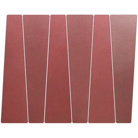 Sklep Płytki EQUIPE Bamboo Granada EQ 32452 Płytka Ścienna Cegiełka Trapezowa Mat. 5,6x22,4 Hiszpańskie kafelki Bordowe Czerwone