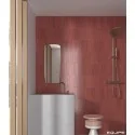 Sklep Płytki EQUIPE Bamboo Granada EQ 32452 Płytka Ścienna Cegiełka Trapezowa Mat. 5,6x22,4 Hiszpańskie kafelki Bordowe Czerwone