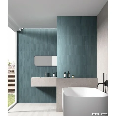 Sklep Płytki Hiszpańskie Kafelki EQUIPE Bamboo Oceano EQ 32457 Płytka Ścienna Cegiełka Trapezowa Mat. 5,6x22,4