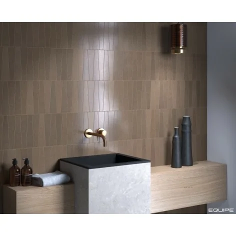 Sklep Płytki Hiszpańskie kafelki EQUIPE Bamboo Chocolate EQ 32458 Płytka Ścienna Cegiełka Trapezowa Mat. 5,6x22,4