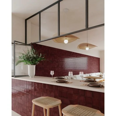 Sklep Płytki FLizy Hiszpańskie Kafelki GAYAFORES Deco Amaris Plus Burdeos Płytka Ścienna Błyszcząca 32x62,5 30x60 10x10