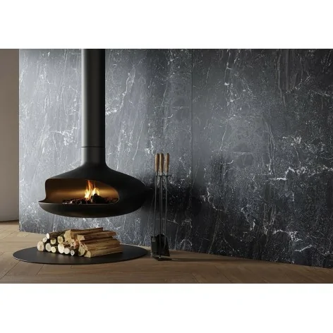 5904584193217 PARADYŻ (My Way) North Cathedral Black Gres Szkl. Rekt. Półpoler Soft 119,8x119,8 120x120 RZR-1,2X1,2-1-NOCA.BK