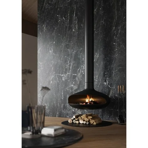 5904584193491 PARADYŻ (My Way) North Cathedral Black Gres Szkl. Rekt. Półpoler Soft 59,8x119,8 60x120 RZR-0,6X1,2-1-NOCA.BK