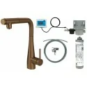 5907650895954 DEANTE Eridan Bateria Kuchenna z Zestawem Do Filtracji Wody z Wyciąganą Wylewką - Brąz Szczotkowany - BREFC75M