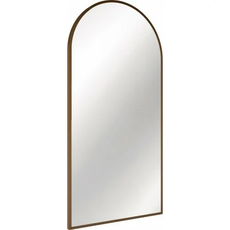 5907650871613 DEANTE Silia Lustro Wiszące w Ramie - Brąz Szczotkowany - ADI_C851 - Lustro łazienkowe półokrągłe miedź