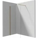5907650899105 DEANTE Prizma Ścianka Prysznicowa Walk-in 120 cm - Brąz Szczotkowany - KTJ_C32P - Ścianki Prysznicowe Kabina