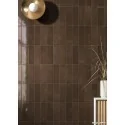 8435081436769 Sklep Hiszpańskie Brązowe Kafelki EQUIPE Bohemian Coffee Quartz EQ 32333 Płytka Cegiełka Połysk 10x10