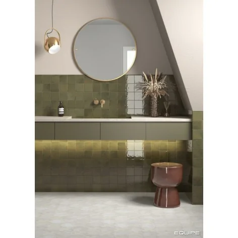 8435081436783 Zielone Hiszpańskie Kafelki EQUIPE Bohemian Bronze Green EQ 32335 Płytka Cegiełka Połysk 10x10