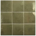 8435081436783 Zielone Hiszpańskie Kafelki EQUIPE Bohemian Bronze Green EQ 32335 Płytka Cegiełka Połysk 10x10