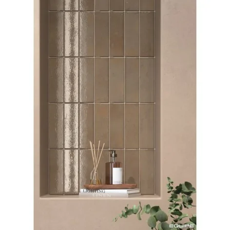 8435081436752 Brązowa Hiszpańska cegiełka EQUIPE Bohemian Mink EQ 32332 Płytka Cegiełka Połysk 10x10 kafelki z hiszpanii