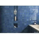 8435081436776 Niebieskie Hiszpańskie Kafelki EQUIPE Bohemian Dark Blue EQ 32334 Płytka Cegiełka Połysk 10x10 Płytki Łazienkowe