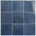 8435081436776 Niebieskie Hiszpańskie Kafelki EQUIPE Bohemian Dark Blue EQ 32334 Płytka Cegiełka Połysk 10x10 Płytki Łazienkowe