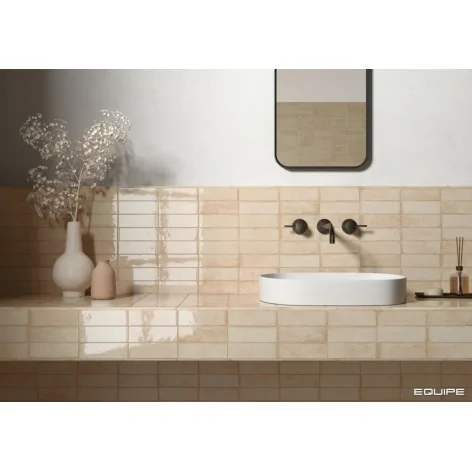 8435081436806 Hiszpańskie Kafelki Łazienkowe EQUIPE Bohemian Peach EQ 32337 Płytka Cegiełka Połysk 6x18,6