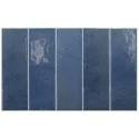 8435081436844 Hiszpańskie niebieskie kafelki EQUIPE Bohemian Dark Blue EQ 32341 Płytka Cegiełka Połysk 6x18,6 płytki cegiełki