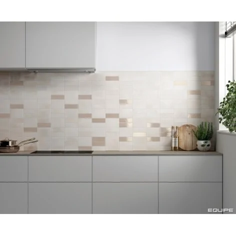 8435081436561 Białe Hiszpańskie Kafelki EQUIPE Miyako White Gloss EQ 32314 Płytka Ścienna Cegiełka Błyszcząca 5x15 G1