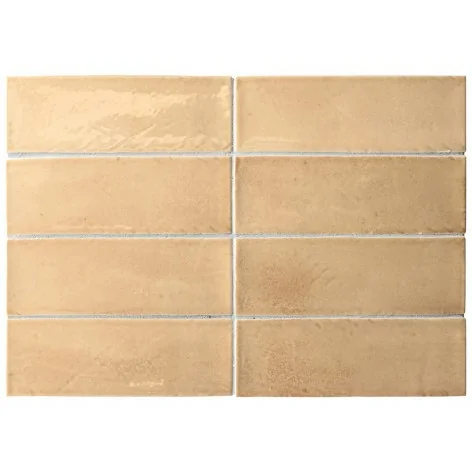 8435081436684 Hiszpańskie Kafelki EQUIPE Miyako Golden Ochre Gloss EQ 32326 Płytka Ścienna Cegiełka Błyszcząca 5x15