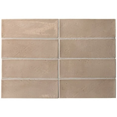 8435081436653 Hiszpańskie kafelki łazienkowe EQUIPE Miyako Coffee Gloss EQ 32323 Płytka Ścienna Cegiełka Błyszcząca 5x15