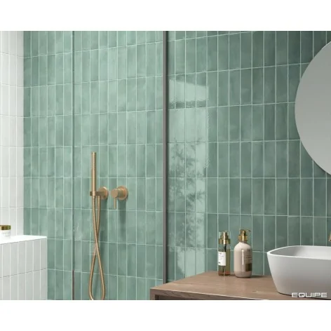 8435081436707 Hiszpańskie Kafelki Łazienkowe EQUIPE Miyako Oil Blue Gloss EQ 32328 Płytka Ścienna Cegiełka Błyszcząca 5x15