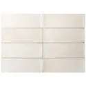 8435081437315 Hiszpańskie kafelki podłogowe EQUIPE Miyako Chalk White EQ 32388 Płytka Gresowa Cegiełka Mat 5x15