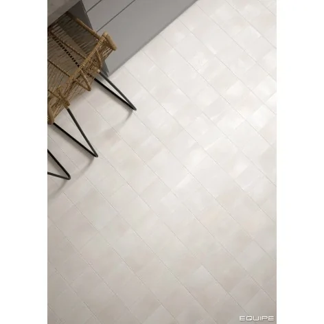 8435081437315 Hiszpańskie kafelki podłogowe EQUIPE Miyako Chalk White EQ 32388 Płytka Gresowa Cegiełka Mat 5x15
