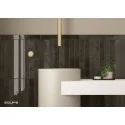 8435081430323 Hiszpańskie Kafelki Łazienkowe EQUIPE Verticale Soot EQ 31927 Płytka Ścienna Cegiełka Połysk 5x40