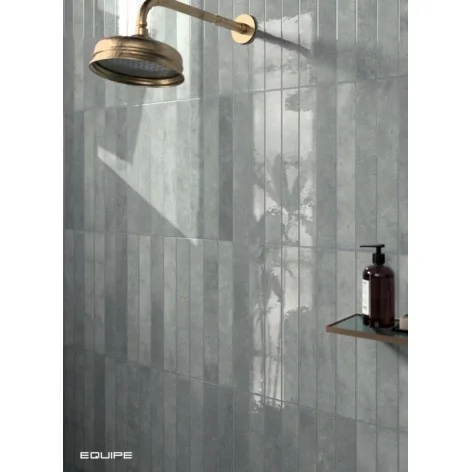 8435081430293 Hiszpańskie Kafelki Łazienkowe EQUIPE Verticale Moody Blue EQ 31924 Płytka Ścienna Cegiełka Połysk 5x40