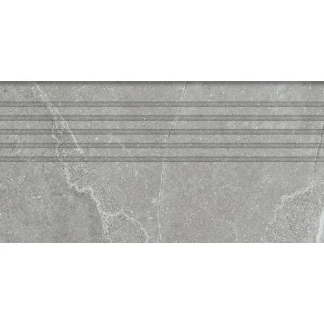 5900199205772 Sklep Płytki Ceramika TUBĄDZIN Grand Cave Grey Stopnica Podłogowa 29,6x59,8 30x60 płytki kamieniopodobne