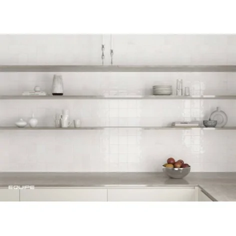 8435081429679 Biała Hiszpańska Cegiełka EQUIPE Verticale Clean EQ 31875 Płytka Ścienna Cegiełka Połysk 10x10 Kafelki cegiełki