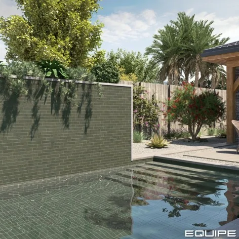 8435081413968 Hiszpańskie Kafelki podłogowe zielone EQUIPE Stage Forest EQ 31384 Płytka Gresowa Cegiełka Mat. 6x30