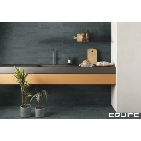 8435081413951 Hiszpańskie kafelki podłogowe niebieskie EQUIPE Stage Denim EQ 31383 Płytka Gresowa Cegiełka Mat. 6x30