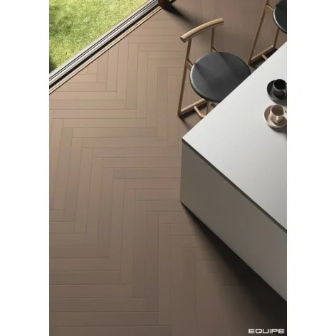 8435081436554 Hiszpańskie kafelki podłogowe EQUIPE Earth Cacao EQ 32313 Płytka Gresowa Cegiełka Mat. 7,5x60 brązowe piaskowe