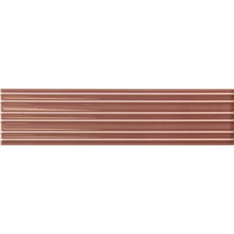 8435081437582 EQUIPE Lumina Rivia Roan Rouge EQ 32415 Płytka Cegiełka Ścienna Błyszcząca 6x24,6 Hiszpańskie kafelki