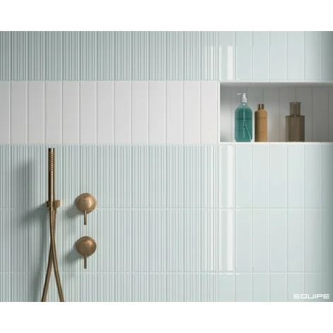 8435081437551 EQUIPE Lumina Rivia Marram Blue EQ 32412 Płytka Cegiełka Ścienna Błyszcząca 6x24,6 hiszpańskie kafelki