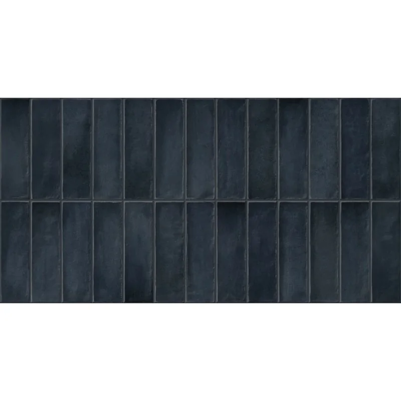GAYAFORES Deco Artis Plus Navy Cegiełka Błyszcząca 32x62,5 30x60 hiszpańskie kafelki cegiełka granatowa płytki cegiełki