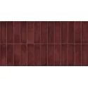 Sklep Płytki GAYAFORES Deco Artis Plus Burdeos Cegiełka Błyszcząca 32x62,5 30x60 Hiszpańskie bordowe kafelki łazienkowe