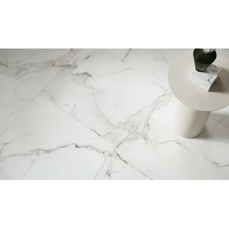 5901771125013 OPOCZNO NT1335-006-1 Calacatta Monet White Satin Rect 119,8x119,8 120x120 płytki marmurowe gresowe terakota