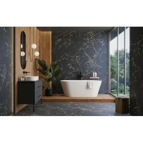 5901771125747 NT1488-003-1 CERSANIT Marie Show Black Matt Rect 59,8x119,8 60x120 czarny marmur płytki gresowe terakota